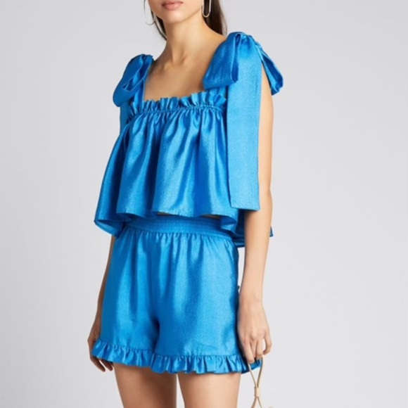 Blue Stine Goya top! - Picture 1 of 6